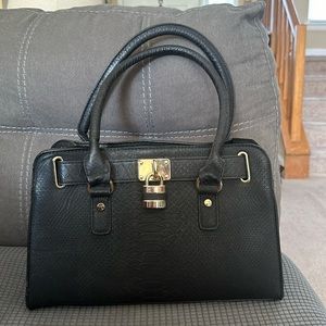 Call it spring black purse tote black